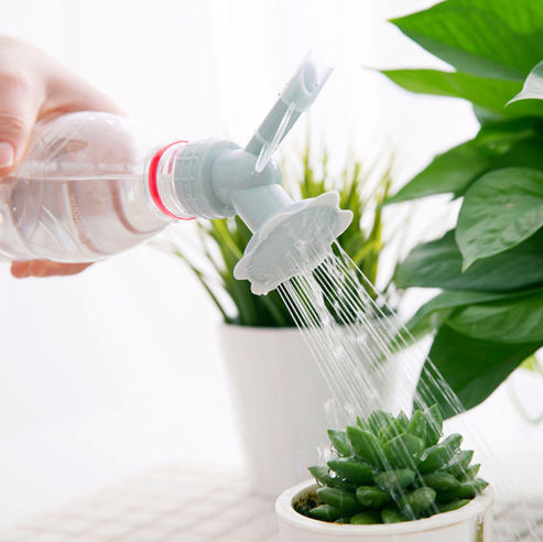 Lisslune | 2-in-1 Double Cap Bottle Spray Nozzle – Mini Spray Head for Garden Irrigation