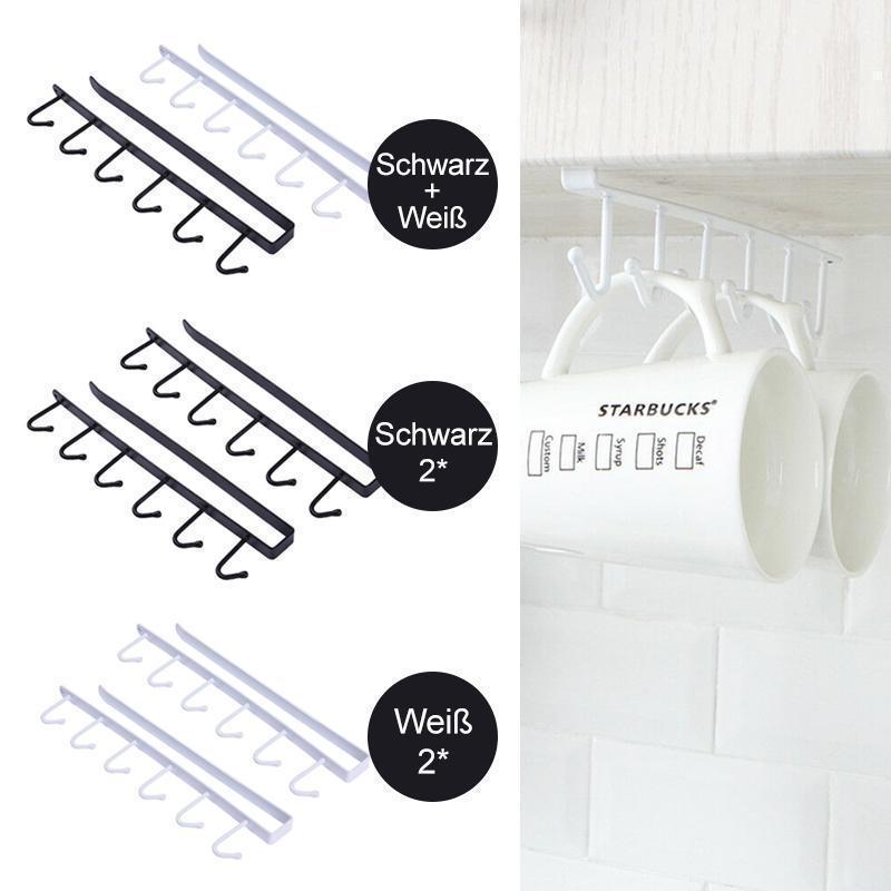 Lisslune | Multifunctional Cabinet Hooks Shelf, 2 Pieces