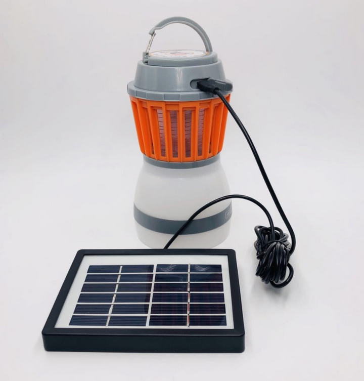 Lisslune | Solar LED Mosquito Lamp with Integrated Lantern – Effective Insect Protection and Lighting for Garden and Camping