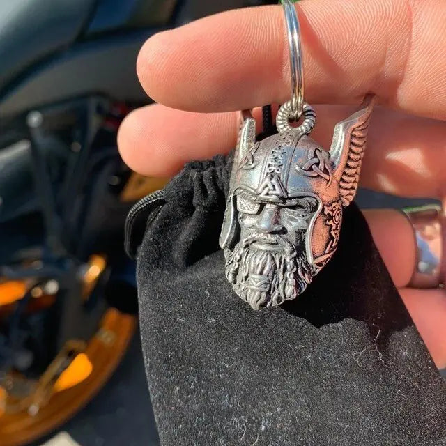 Lisslune | Viking God Guardian Ride Bell Keychain