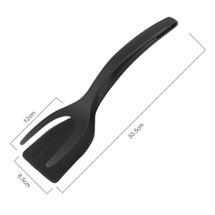 Lisslune | 2-in-1 Tongs Handle and Elasticity Spatula