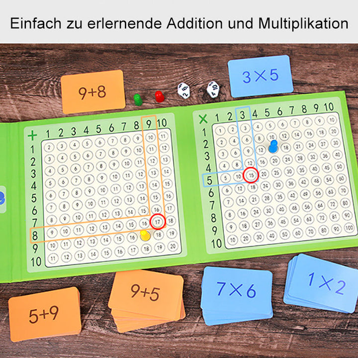 Lisslune | 2-in-1 Magnetic Multiplication and Addition Learning Toy for Kids