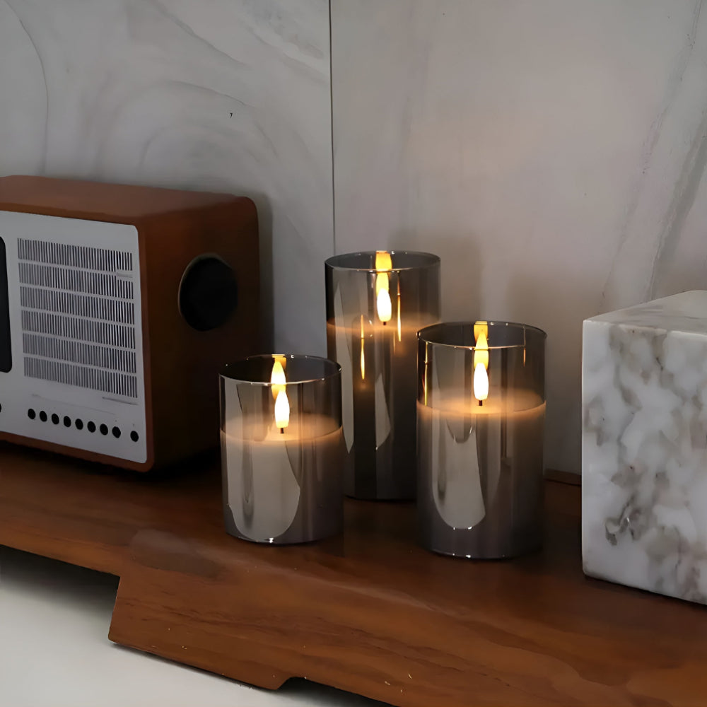 Lisslune | Ethereal 3D Flameless Candle | 3pcs Set