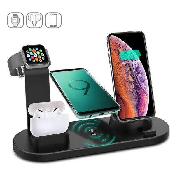 Lisslune | 7-in-1 Wireless Charging Station with MagSafe & CryoBoost – Fast & Efficient Charging for iPhone, Apple Watch, and More