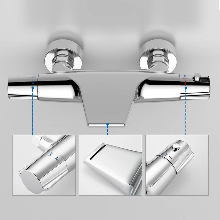Lisslune | Thermostat waterfall bathtub faucet faucet bathtub shower thermostat for bathroom