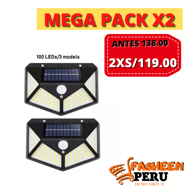 Lisslune | Outdoor Solar Security Light - Eco Wedge Pro with Motion Sensor and LED Technology