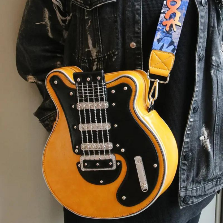 Lisslune | Elevate your style with the Rockstar guitar bag shoulder bag chic