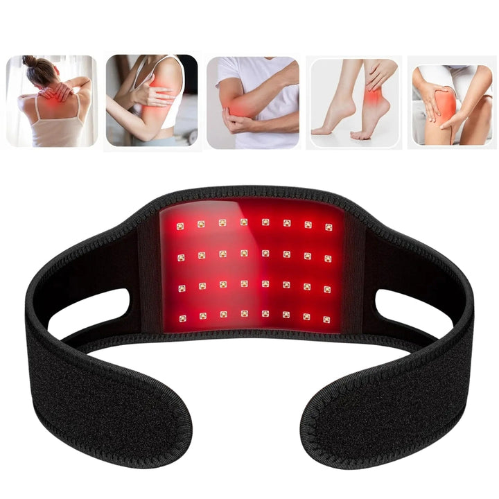 Lisslune | Heated Neck Wrap with Red Light Therapy – Effective Heat & Massage for Neck Pain Relief
