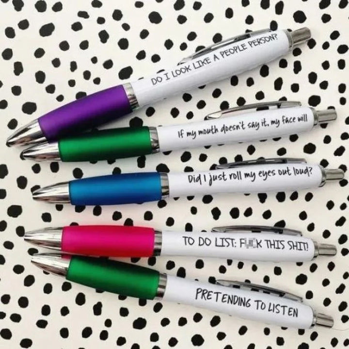 Lisslune | Sarcastic Office Pen Set