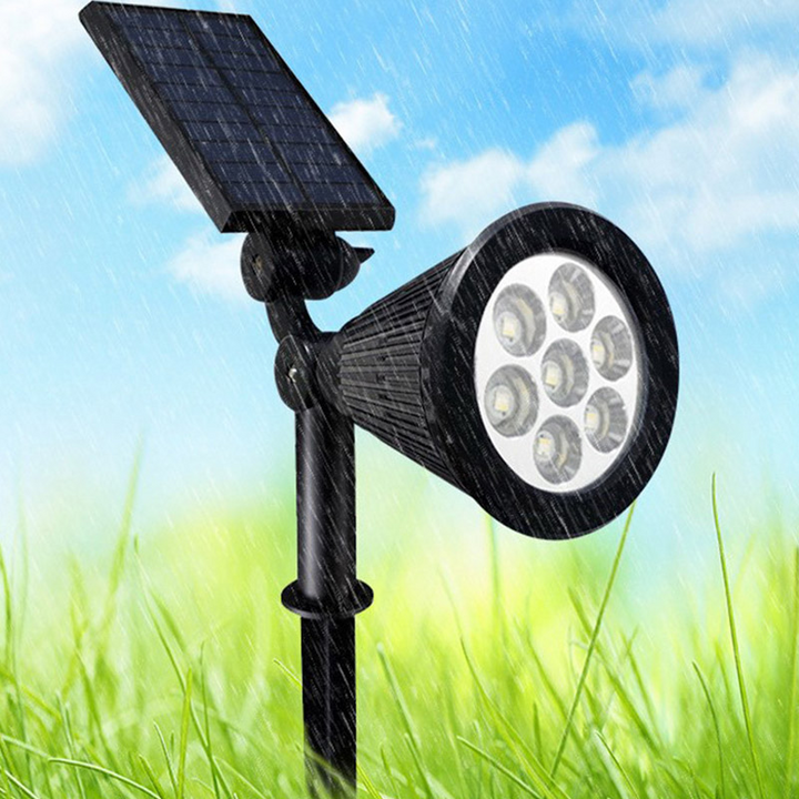 Lisslune | Solar Garden Spotlight – LED Outdoor Lighting for Garden and Terrace