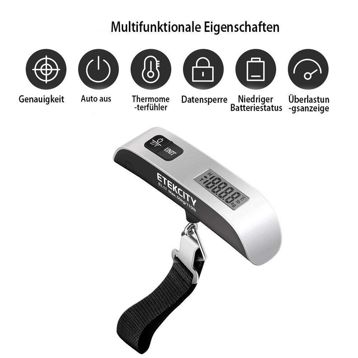 Lisslune | Portable digital scale with battery
