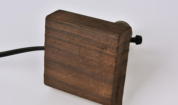 Lisslune | Vintage Industrial Iron Light Bulb 1-Light Table Lamp