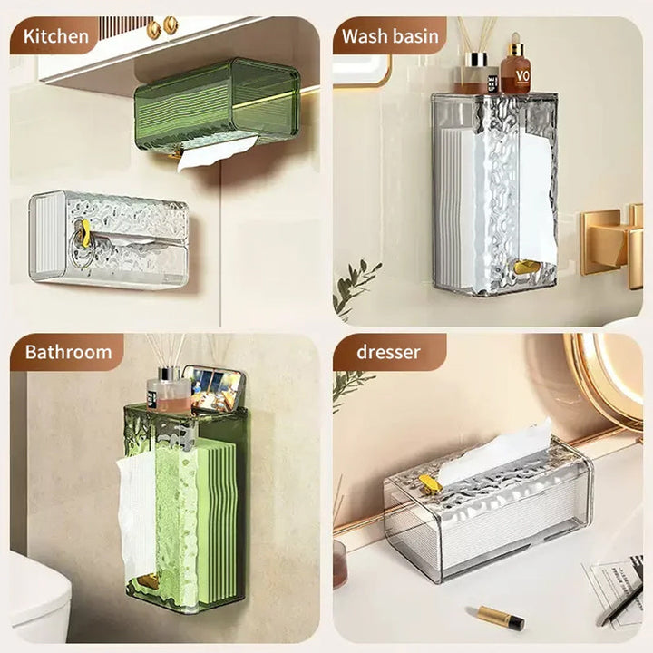 Lisslune | Tissue Washcloth Organizer Case