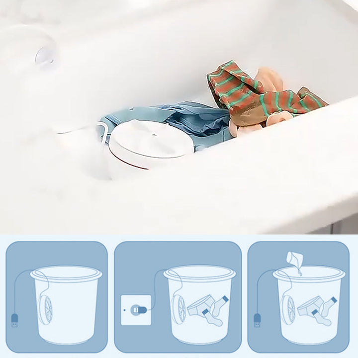 Lisslune | Mini portable washing machine for the sink