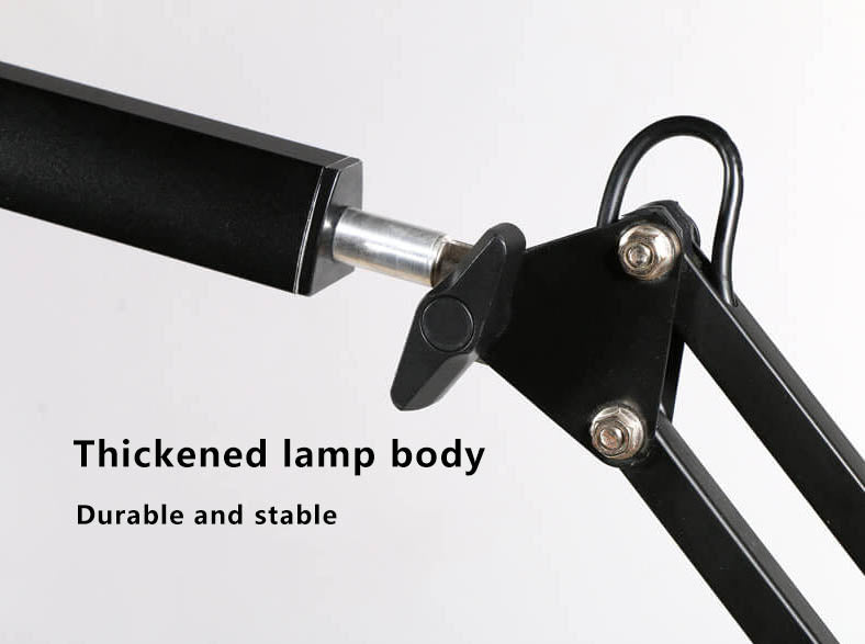Lisslune | LED Foldable Long Arm Clip Eye Protection USB Reading Table Lamp