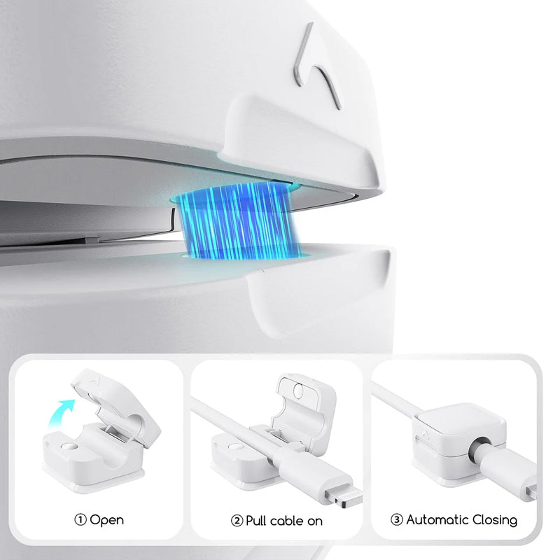 Lisslune | Magnetic Cable Organizer Storage Holder