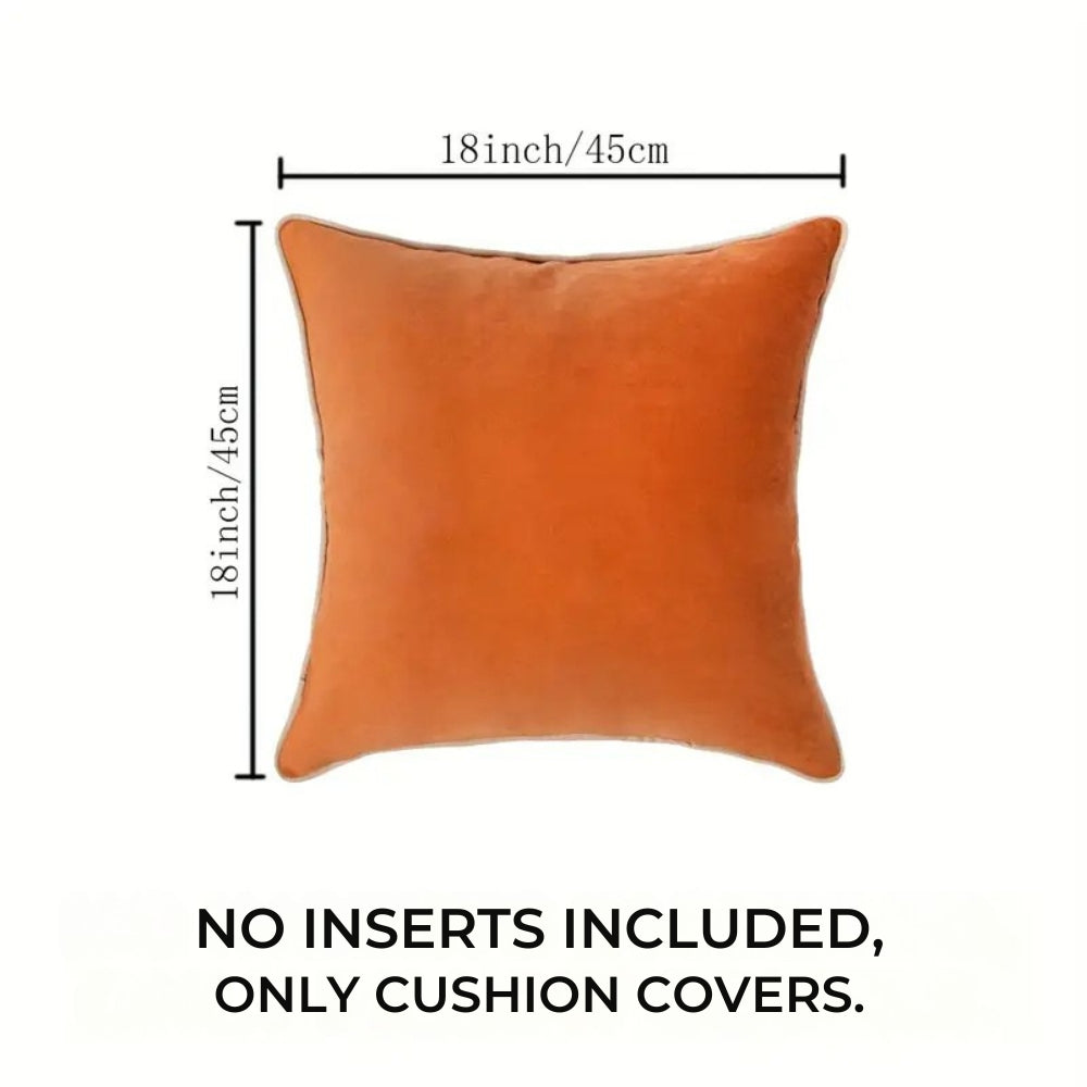 Lisslune | Ember Soft Two-Tone Cushion Covers