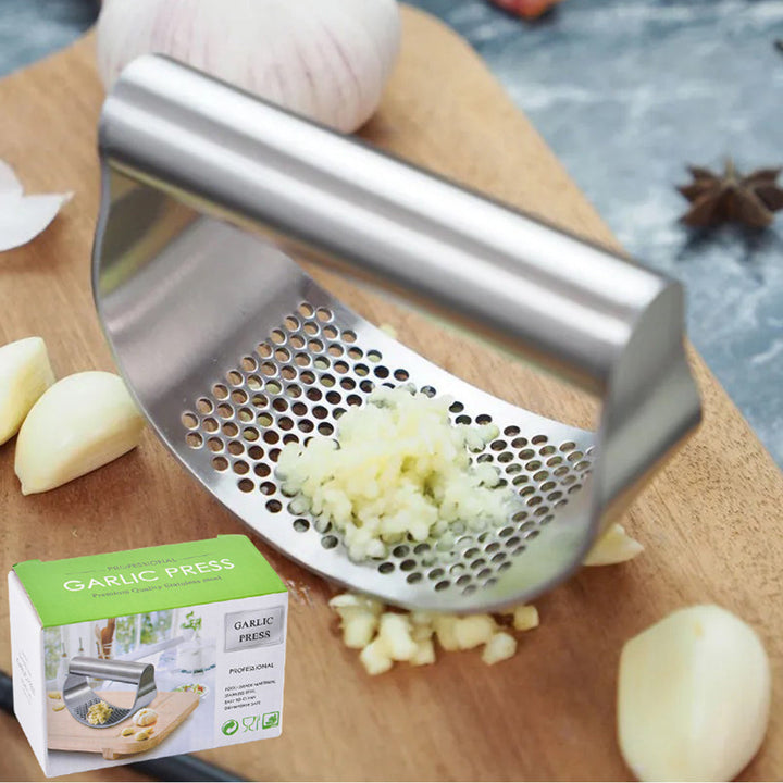 Lisslune | Manual Garlic Press made of Stainless Steel