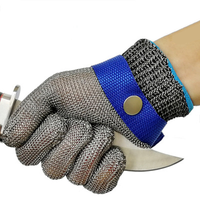 Lisslune | Stainless Steel Cut Resistant Glove, for Clothing Cutting, Meat Cutting, Aquatic Processing, Fishing and Daily Cutting (1 Glove)