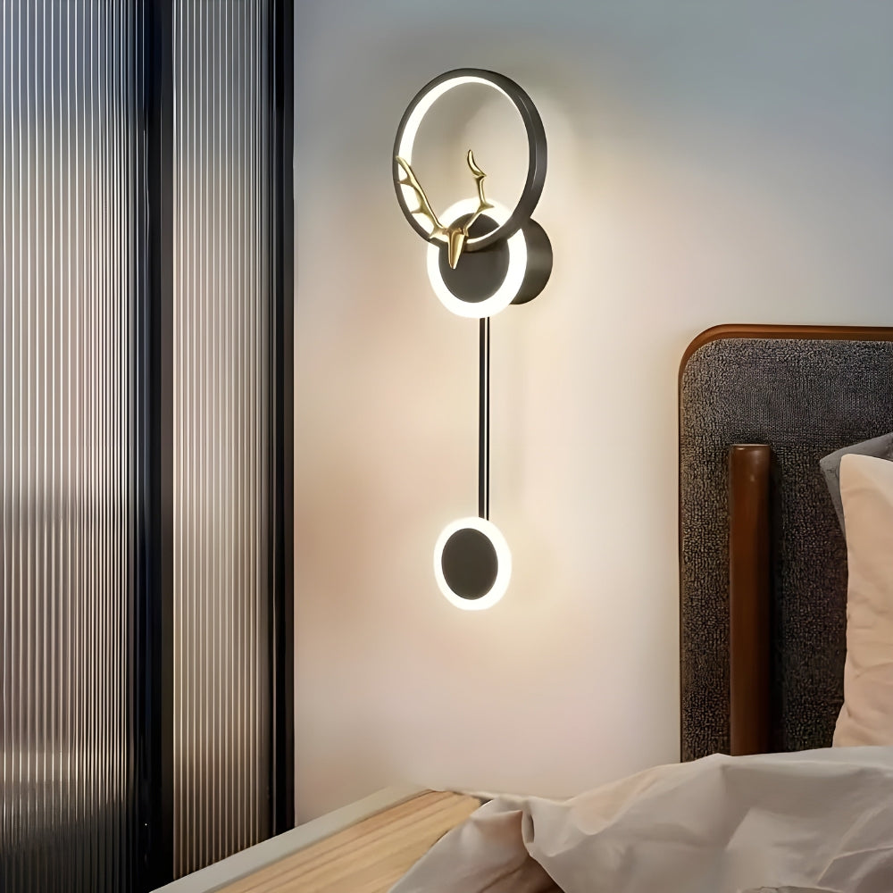 Lisslune | LumiNest – Elegant double wall lamp for minimalist and atmospheric lighting in the home