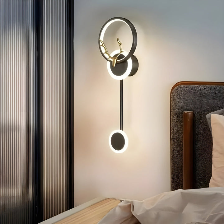 Lisslune | LumiNest – Elegant double wall lamp for minimalist and atmospheric lighting in the home