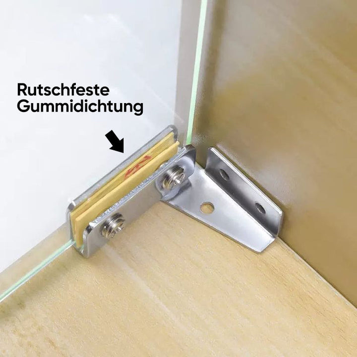Lisslune | L-shaped rotating glass hinge