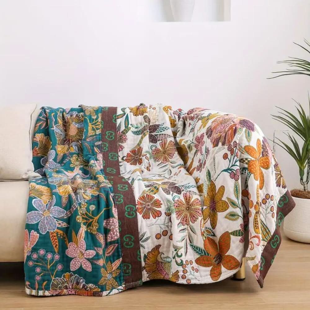 Lisslune | ILOW - Smooth Floral blanket