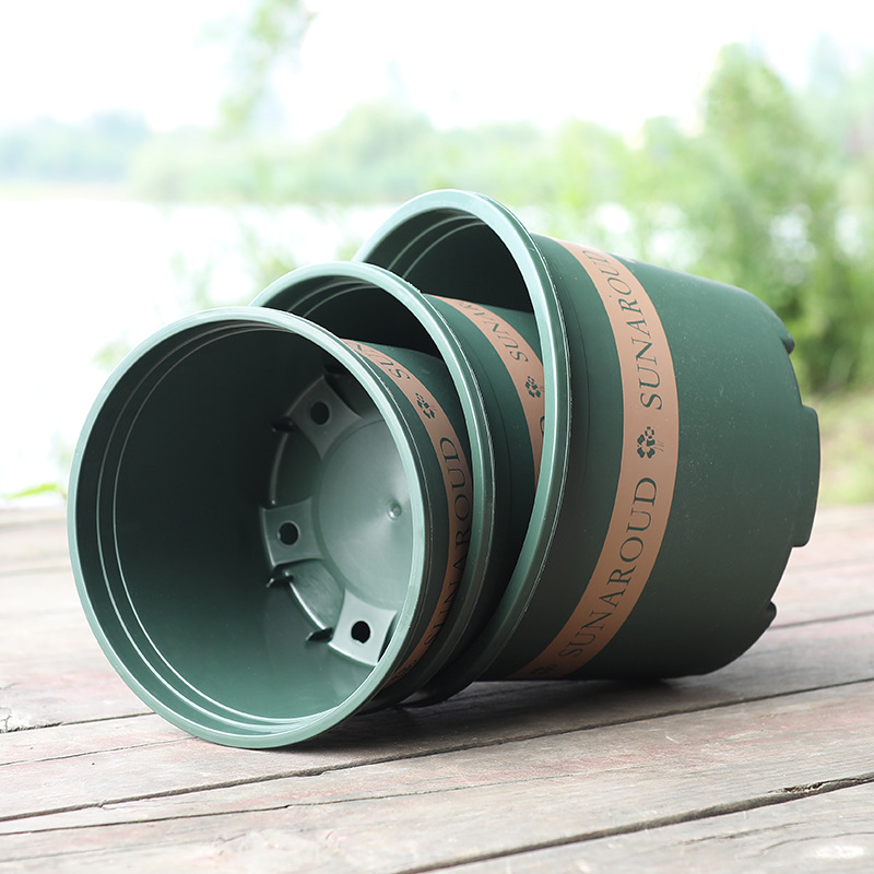 Lisslune | Robust Plant Pot Made of Plastic – Weatherproof Flower Pot for Garden and Balcony