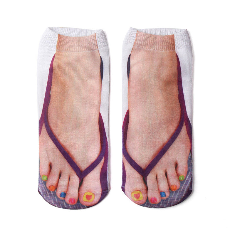 Lisslune | Manicure Print Socks