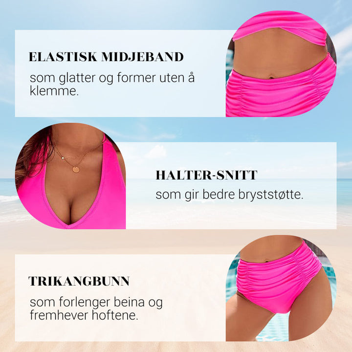 Lisslune | Bikini set with tummy control and high waist style