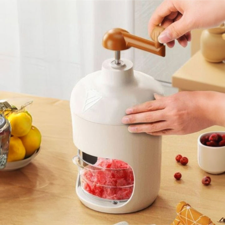 Lisslune | Portable Crushed Ice Maker for Fluffy Snow-Like Ice