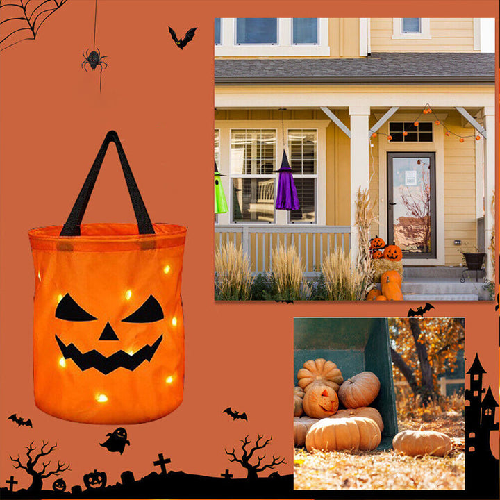 Lisslune | Personalized glowing pumpkin bag
