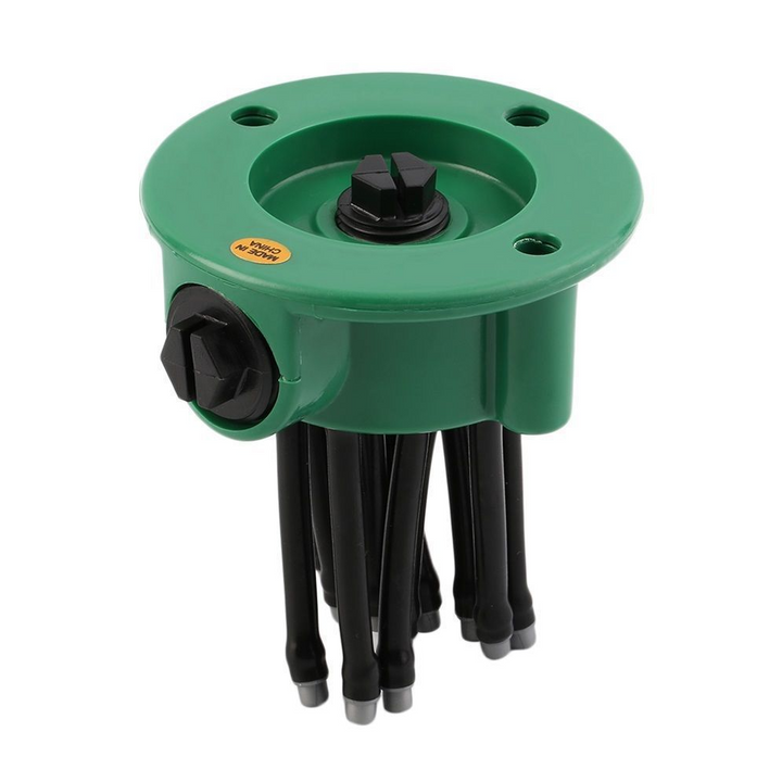 Lisslune | 12-in-1 Garden Irrigation System – Adjustable Sprinkler with 360-Degree Irrigation
