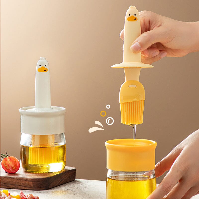Lisslune | Oil dispenser with brush for BBQ