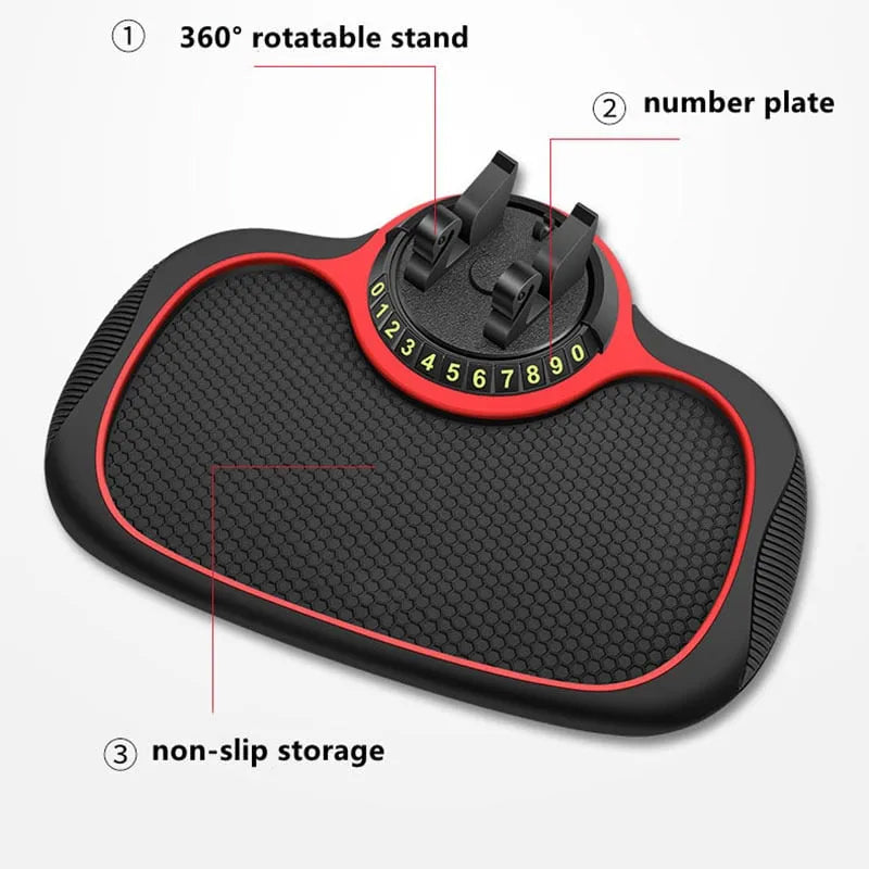 Lisslune | Multifunctional Car Anti-Slip Mat Car Phone Holder