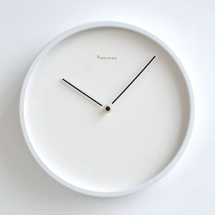 Lisslune | Nordic Minimalist Wooden Wall Clock White Black Design