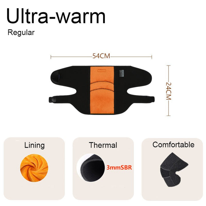 Lisslune | Far Infrared Thermal Knee Warmer, with Super Warm Fabric & Bionic Carapace Design, for Winter, Travel & Outdoors