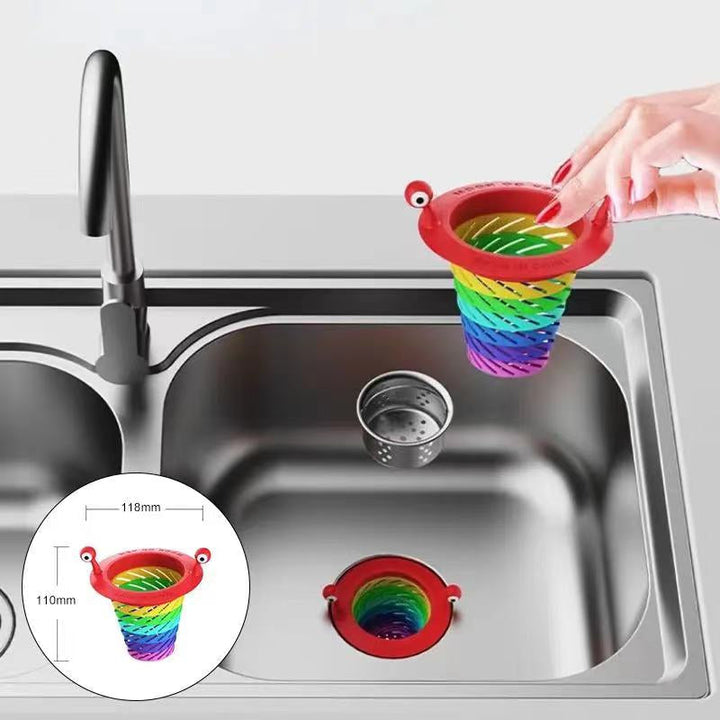 Lisslune | Little Monster Colorful Foldable Sink Strainer Basket