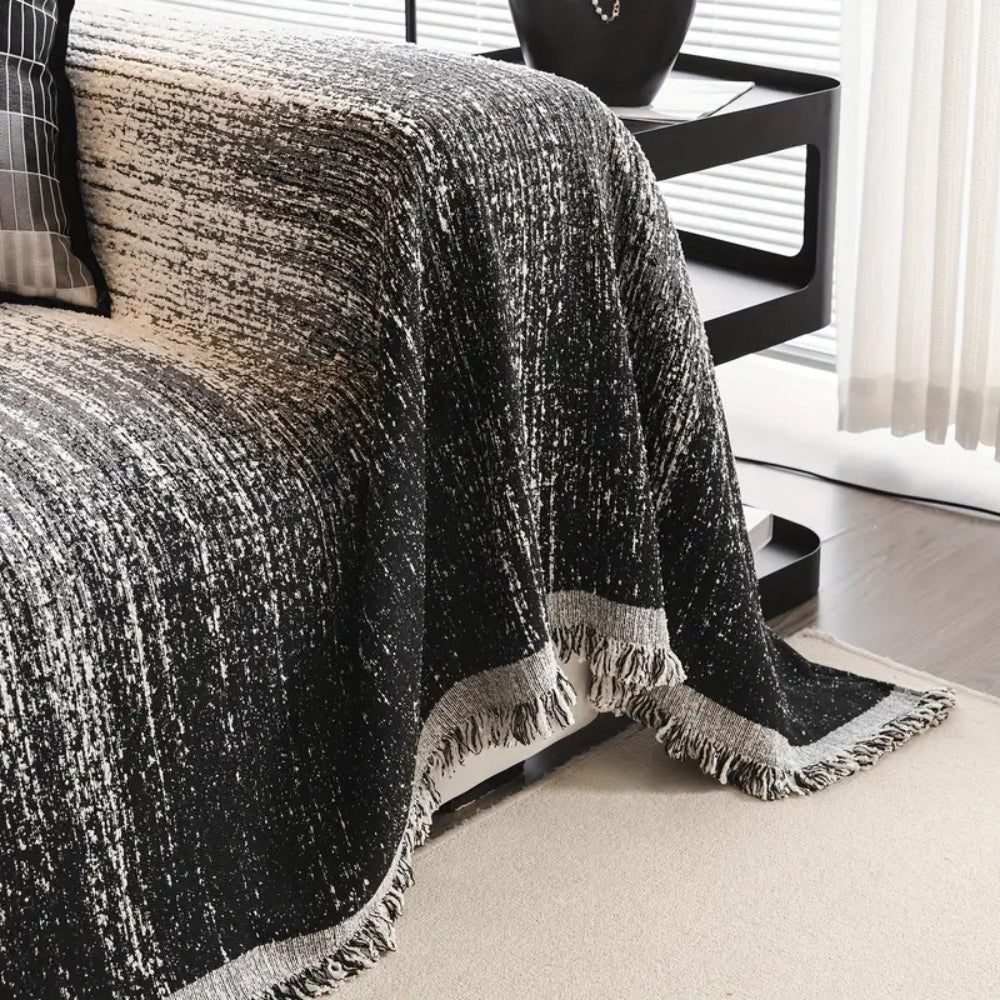 Lisslune | Neutral Tone Chenille Sofa Cover