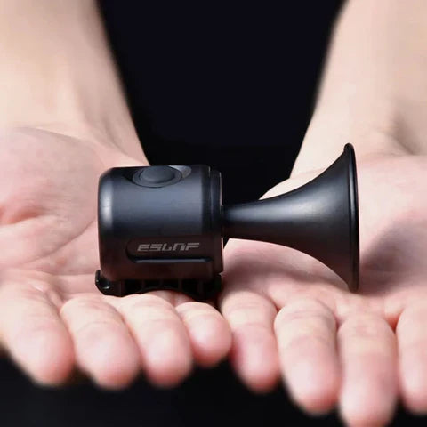 Lisslune | Powerful 120 dB Bike Horn | Waterproof, Shock-Resistant & Easy Tool-Free Installation for Safe Riding in Any Weather