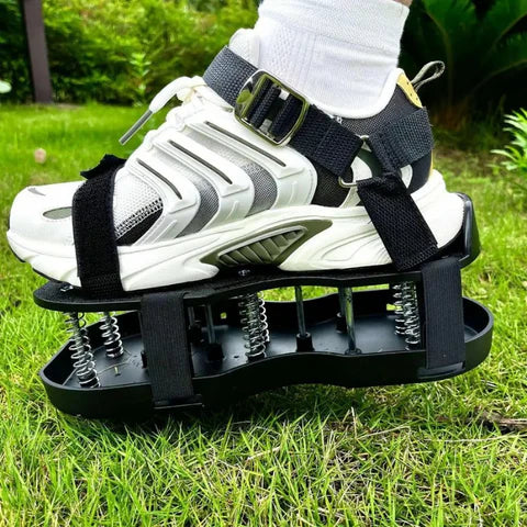Lisslune | Lawn Aerator Shoes | Adjustable Straps for Healthier Roots & Thicker Grass without Heavy Tools