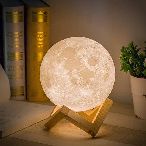 Lisslune | Moon lamp - Lunar - Rechargeable - Touch control
