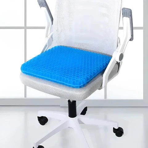 Lisslune | Cooling Gel Seat Cushion | Breathable, Flexible & Pain Relief for Office Chairs, Cars, and Home Use