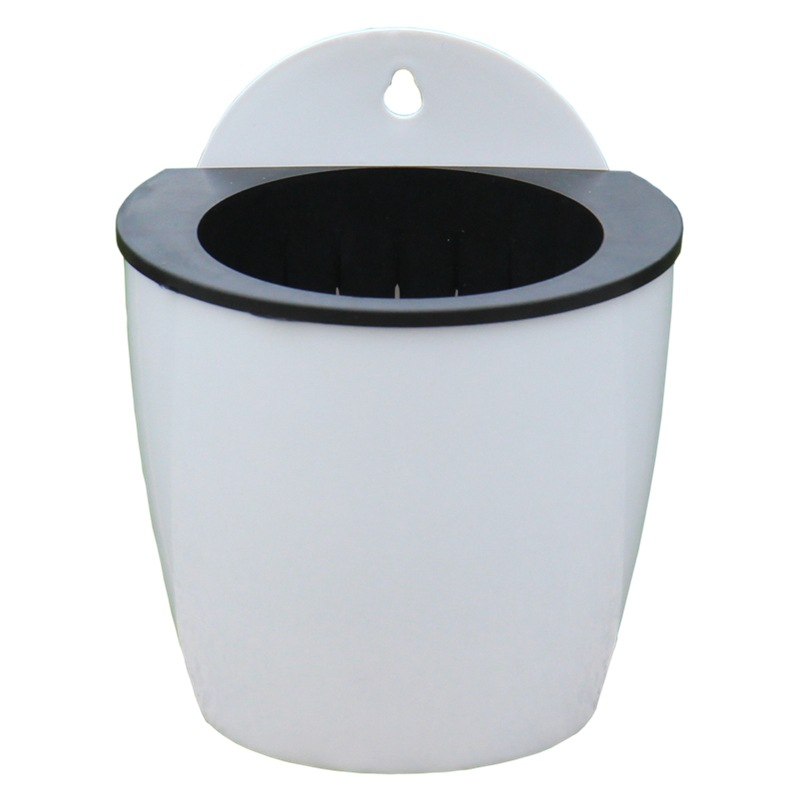 Lisslune | Self-watering hanging plant pot – Modern flower pot for wall mounting