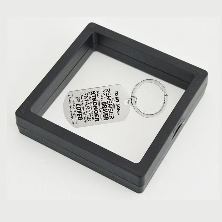 Lisslune | Mother's Day Engraving Metal Keychain with Box