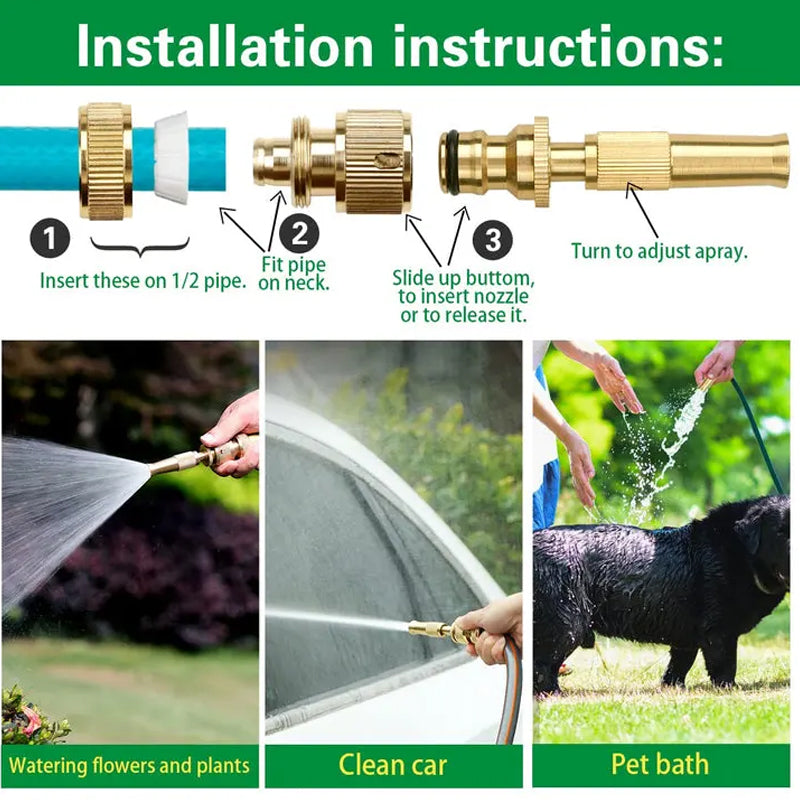 Lisslune | Heavy-duty Original Brass Nozzle