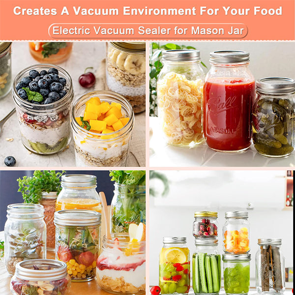Lisslune | Electric vacuum sealer for jars