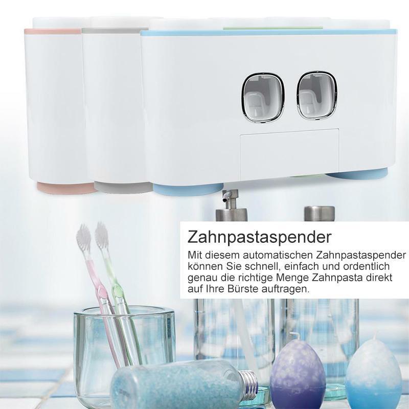 Lisslune | Automatic Toothbrush Holder and Toothpaste Dispenser Set