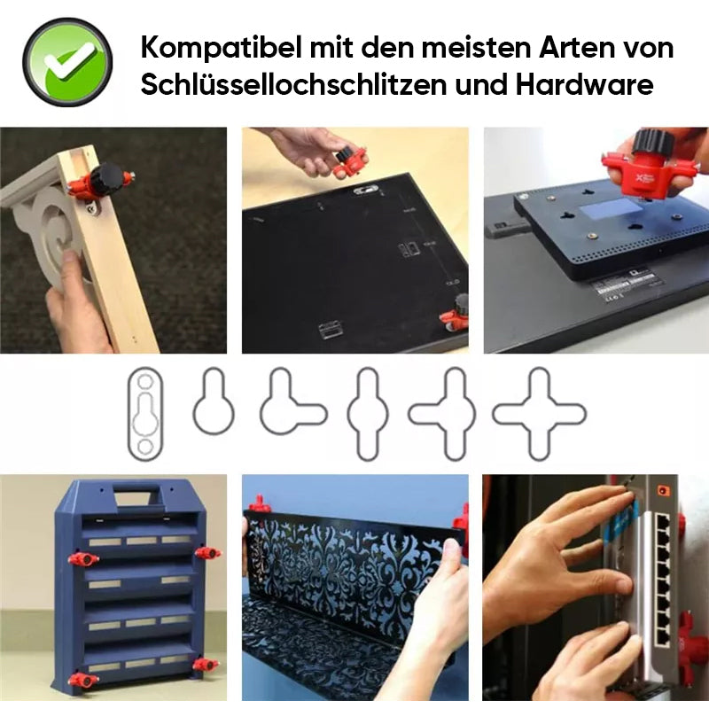 Lisslune | Measuring screwless wall drill finder with bubble level