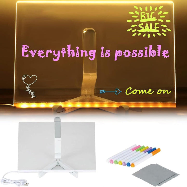 Lisslune | LED-Whiteboard with Colors